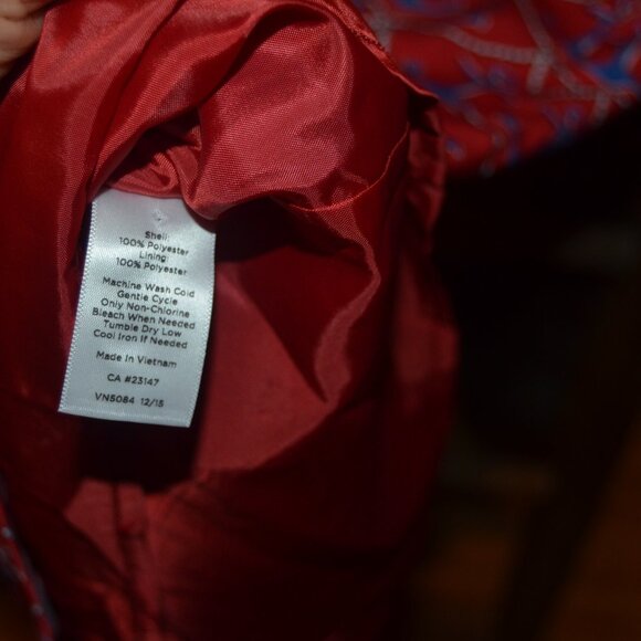 Talbots Size 8P dress with Anchors - Picture 3 of 4